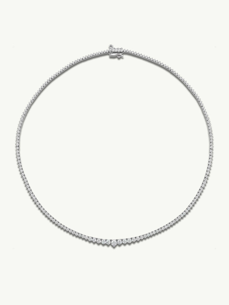Eternal by Marei Graduated Diamond Necklace, 6.625 CTW