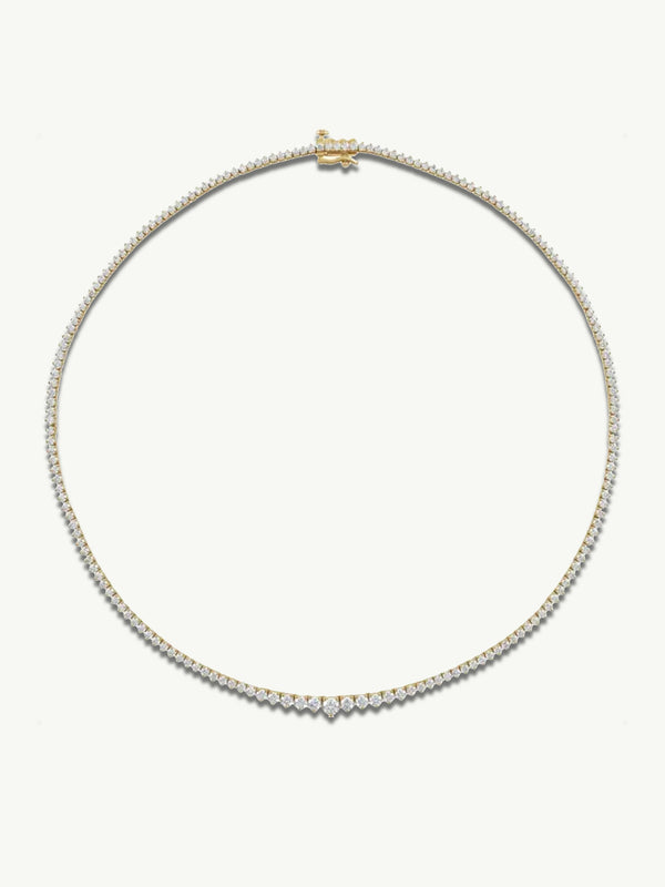Eternal by Marei Graduated Diamond Necklace, 6.625 CTW
