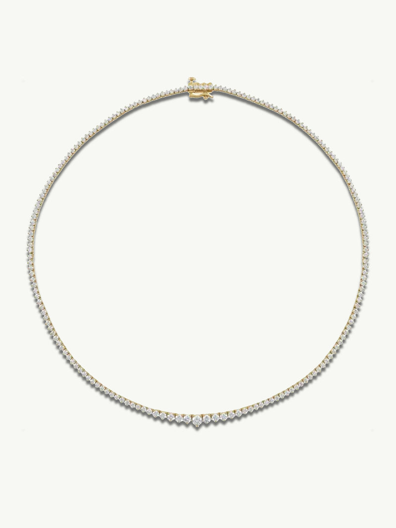 Eternal by Marei Graduated Diamond Necklace, 6.625 CTW