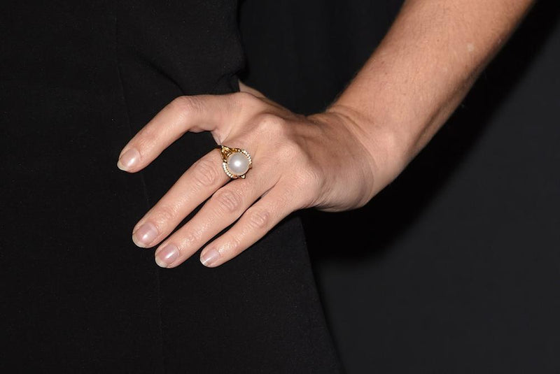 MAREI Isis Goddess  Pearl Ring Worn By Gillian Anderson