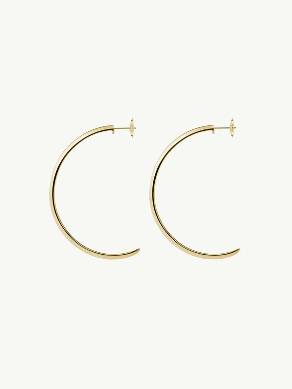 Asasara Hoop Earrings In 18K Yellow Gold