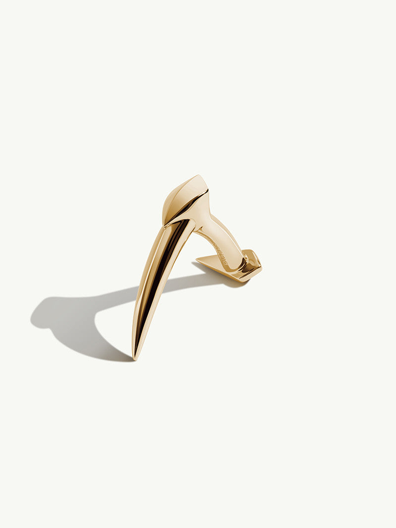 Damian Horn Talisman Cufflinks In 18K Yellow Gold