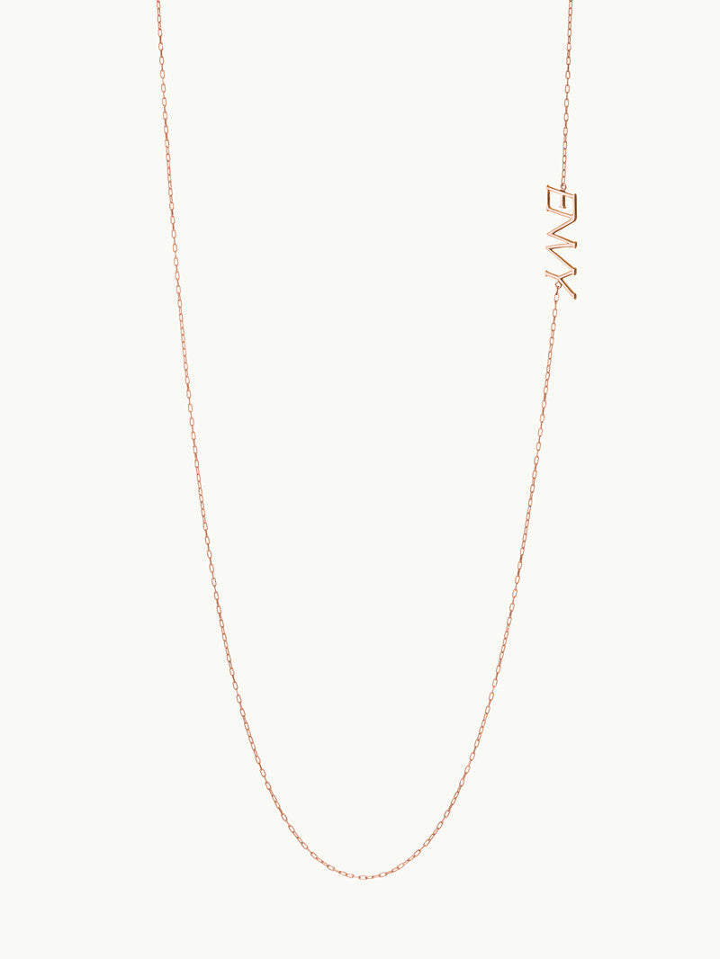 Envy Pendant Necklace In 18K Rose Gold