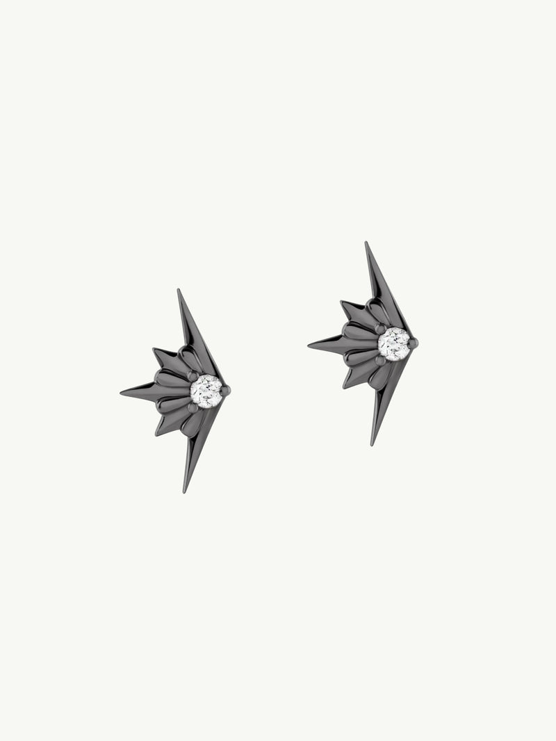 Aza Petite Diamond Stud Earrings